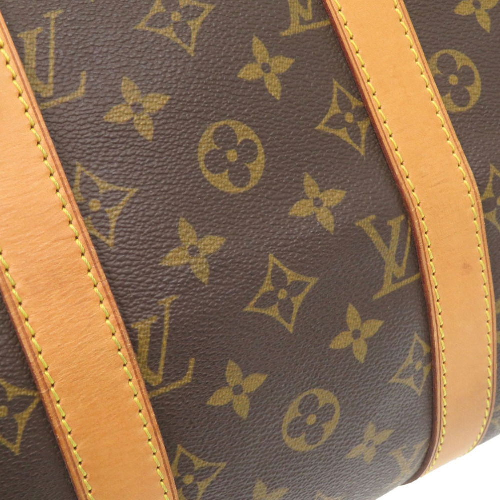 LOUIS VUITTON Authentic Brown Monogram Keepall 45 Boston Bag - Picture 8 of 10